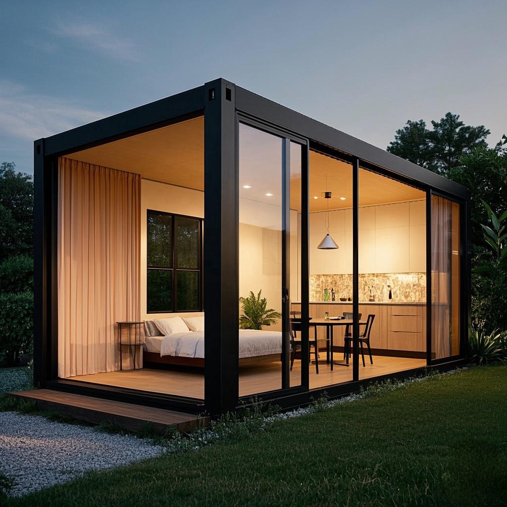 Home Bar And Coffee - Casa Container Prefabbricata di Lusso Pieghevole