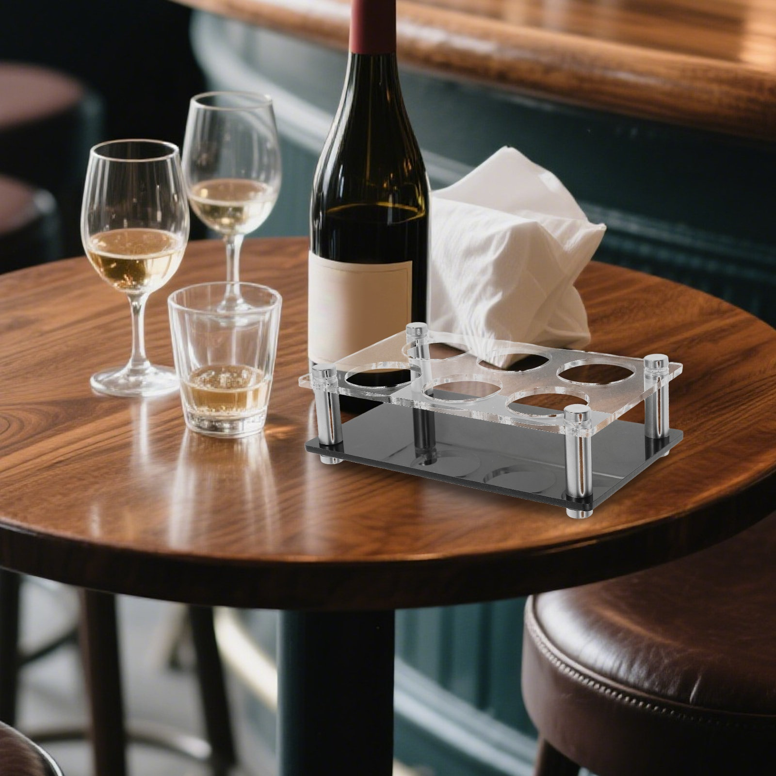 Home Bar Stand - Portabicchierini da Shot a 6 Fori,