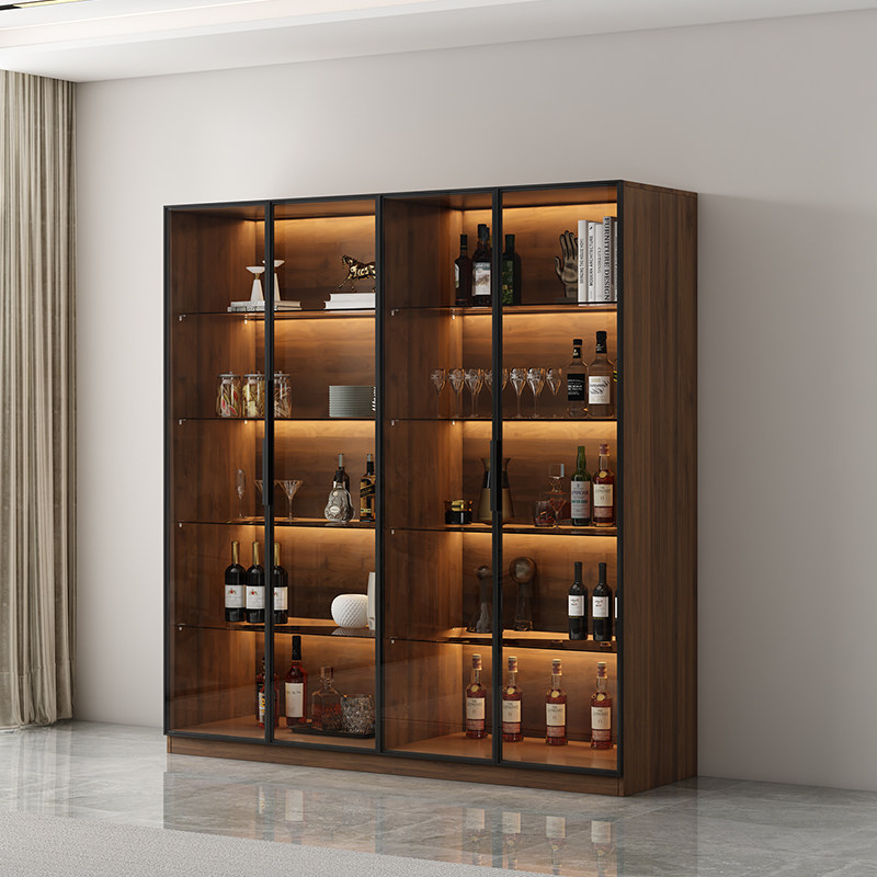 Home Bar Lounge - Mobile Bar di Design Moderno, Scaffali