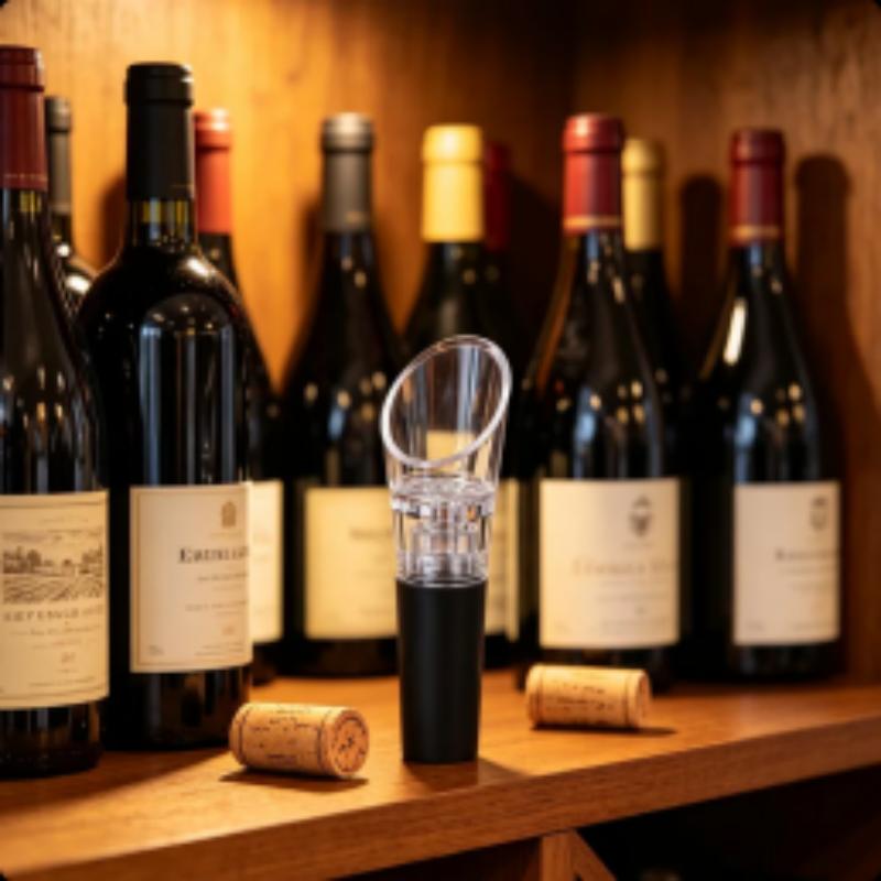Wine Preservation Pump - Aeratore per Vino con Tappo Sottovuoto