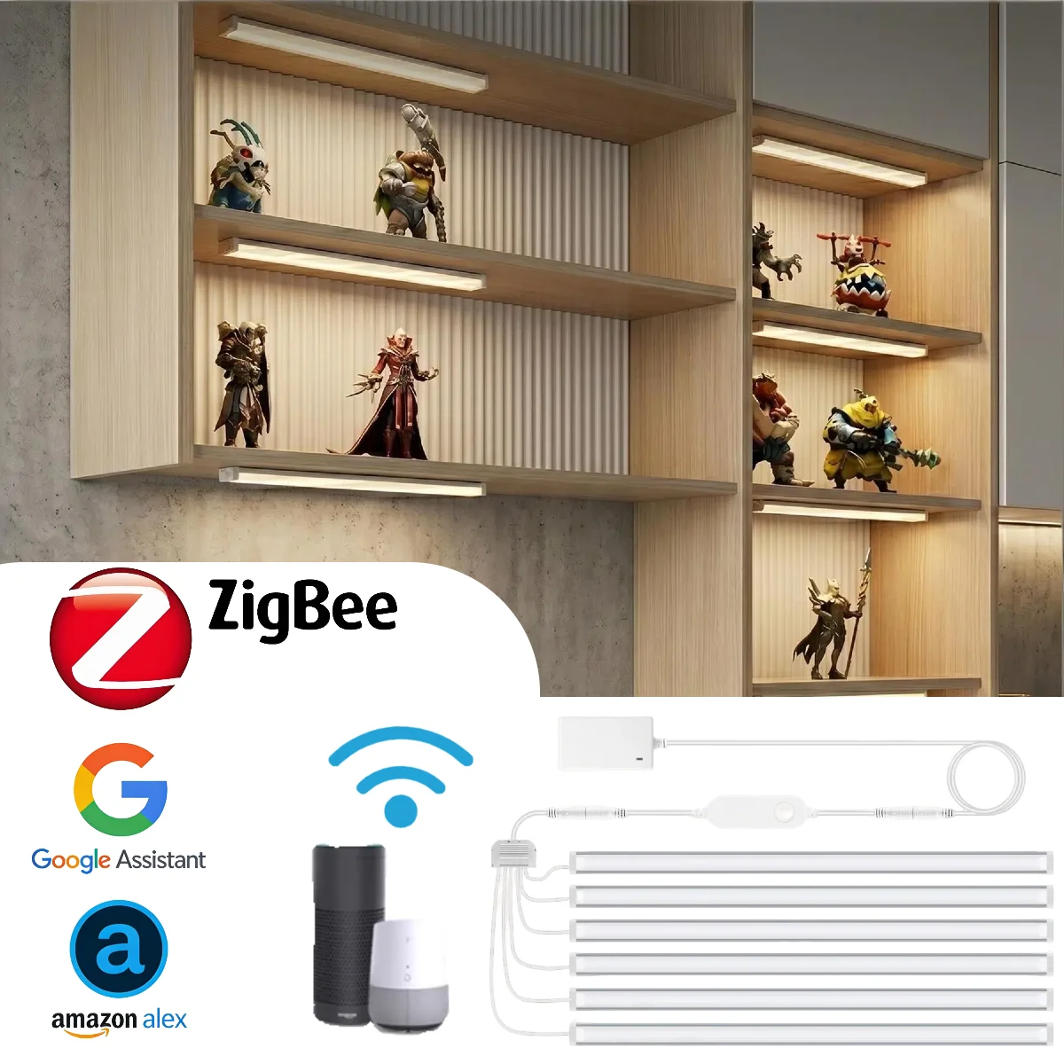 Home Bar And Cabinet - Luci LED Intelligenti Zigbee per Sottopensili,