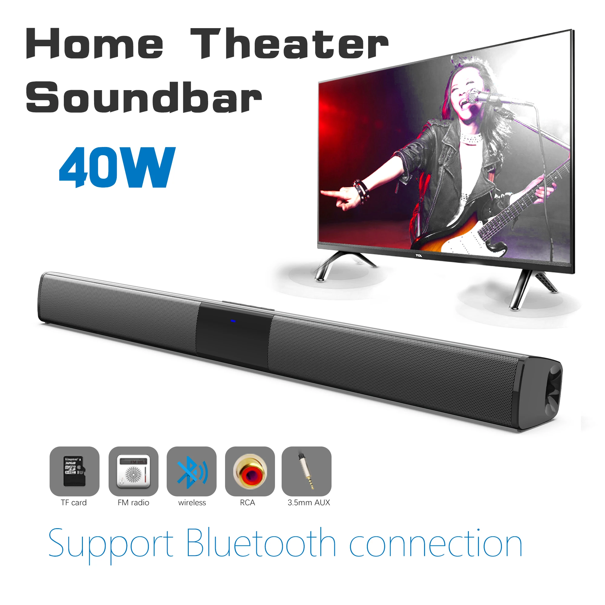 Home Bar And Theater - Soundbar ad alta potenza da 40