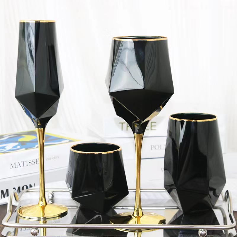 Highball Glass Set - 23 once Nero Cieco Degustazione Phnom
