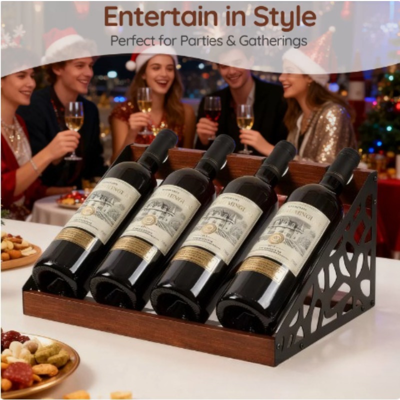 Porta Bottiglie di Vino in Leg - Home Bar Shelf recensione e prezzo