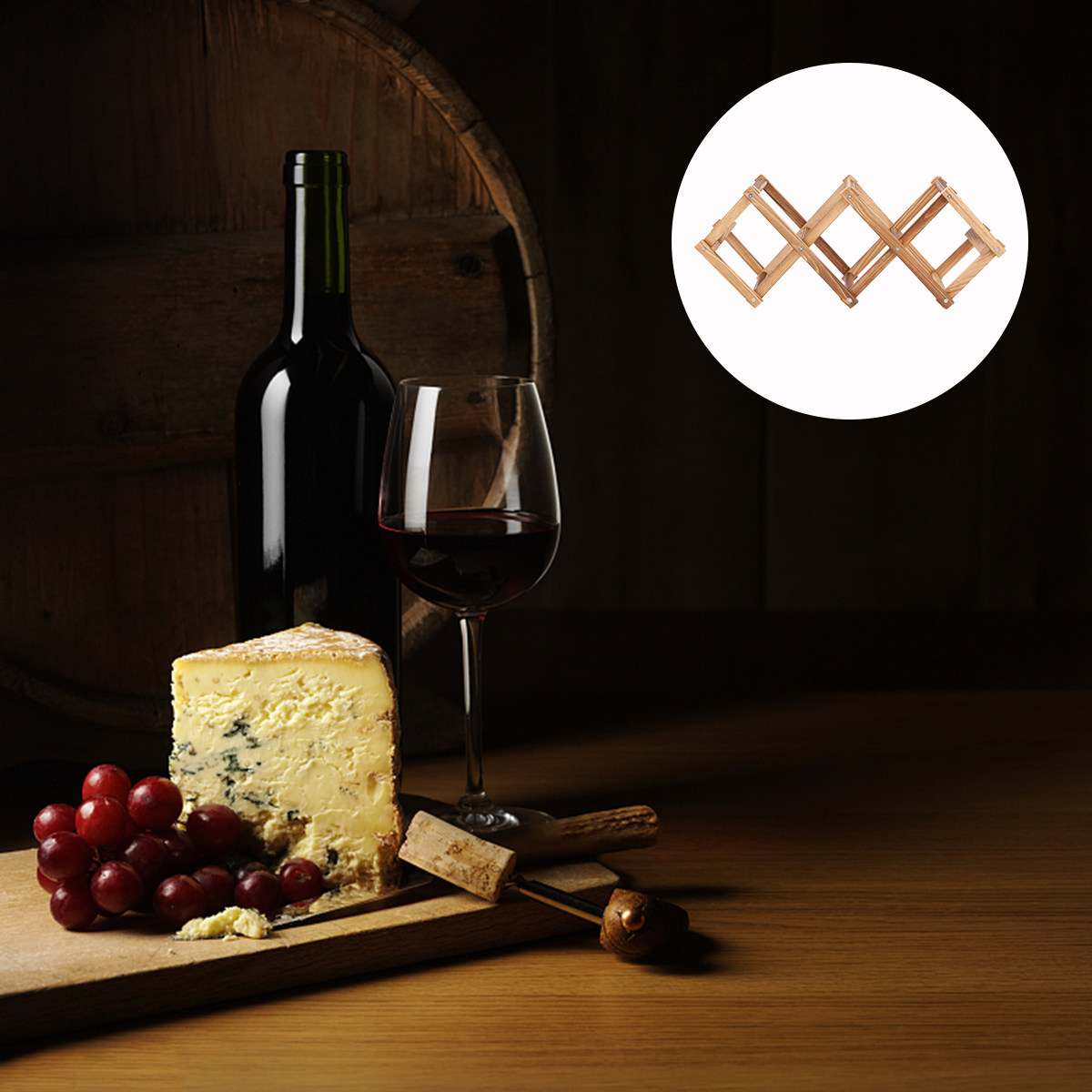 1 Pezzo Espositore per Vino in - Home Bar Stand recensione e prezzo