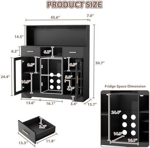 Mini Frigorifero con Armadiett - Home Bar And Cabinet recensione e prezzo