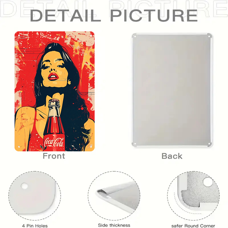 1 Pezzo Quadro in Latta 2D Vin - Home Bar And Coffee recensione e prezzo
