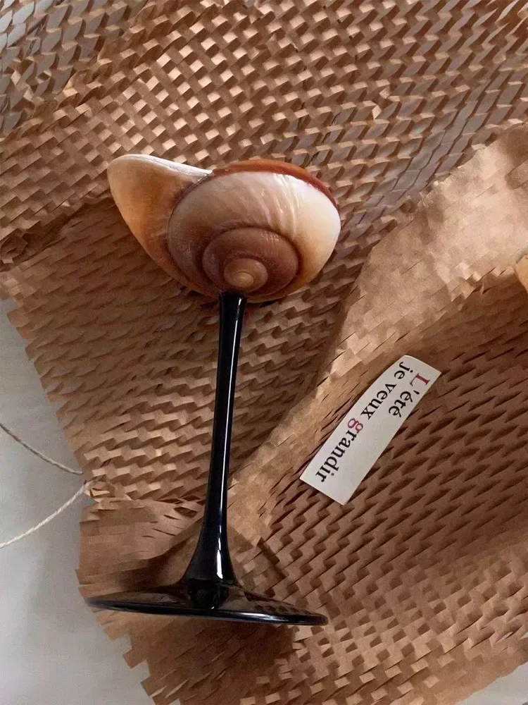 Conchiglia naturale Bicchiere  - Home Bar And Cabinet recensione e prezzo