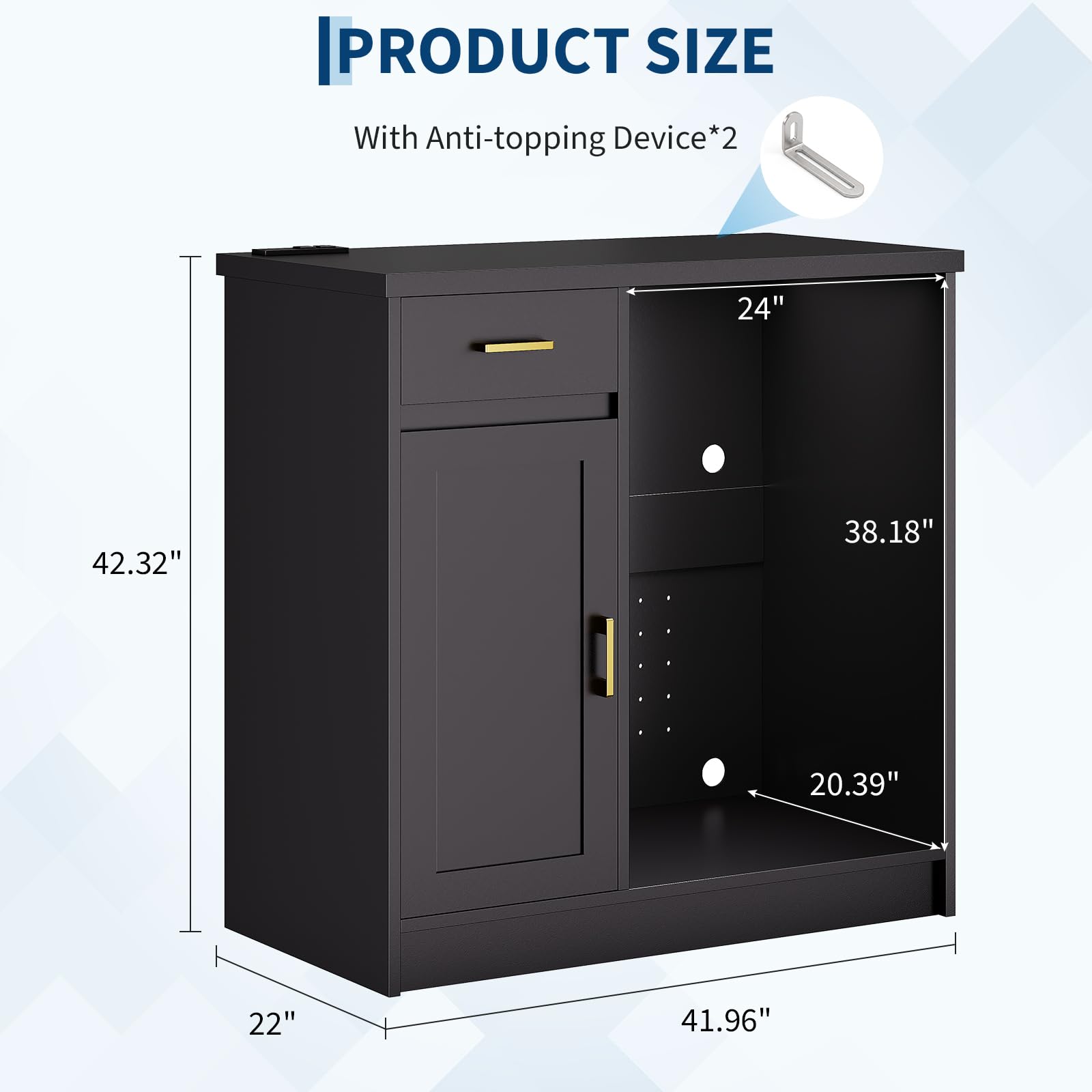 Mobile Bar da 42 Pollici per F - Home Bar And Cabinet recensione e prezzo