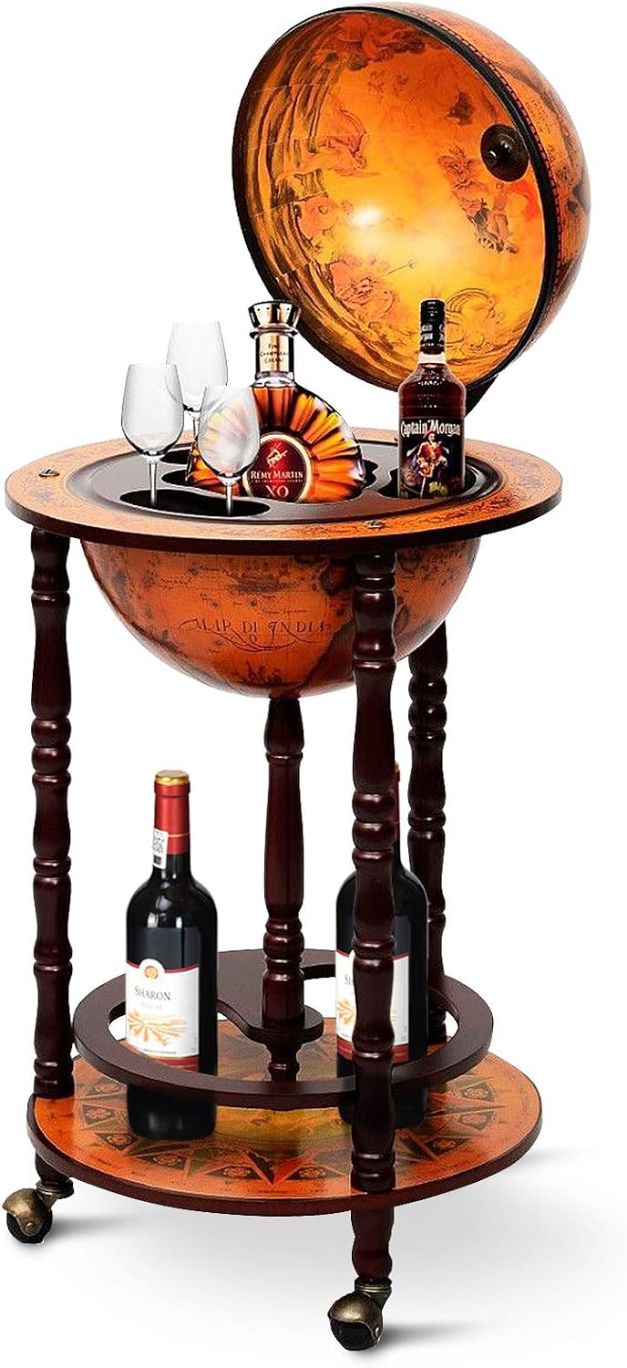 Carrello Bar a Forma di Globo  - Home Bar Shelves recensione e prezzo