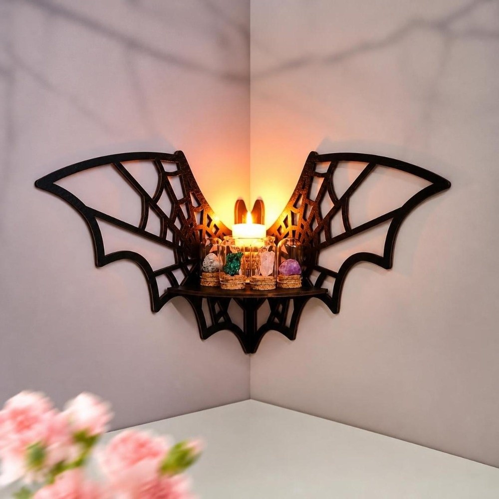Mensola angolare in legno a fo - Home Bar Shelf recensione e prezzo