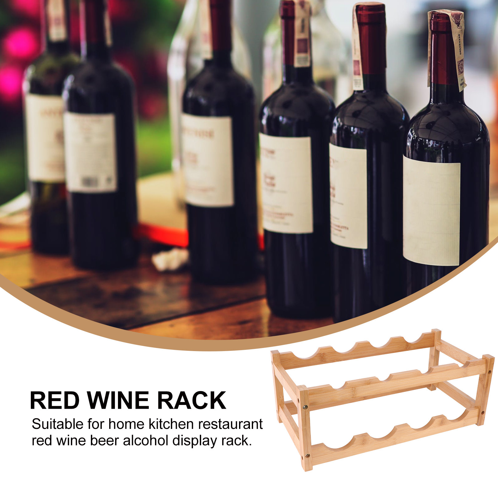 Portabottiglie in Legno a Dopp - Home Bar Stand recensione e prezzo