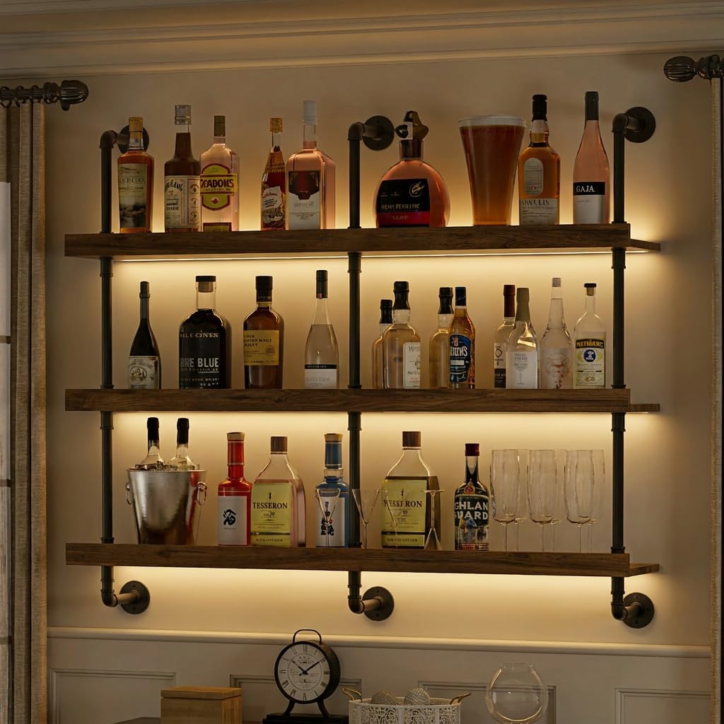 Portabottiglie da parete con l - Home Bar Shelf recensione e prezzo