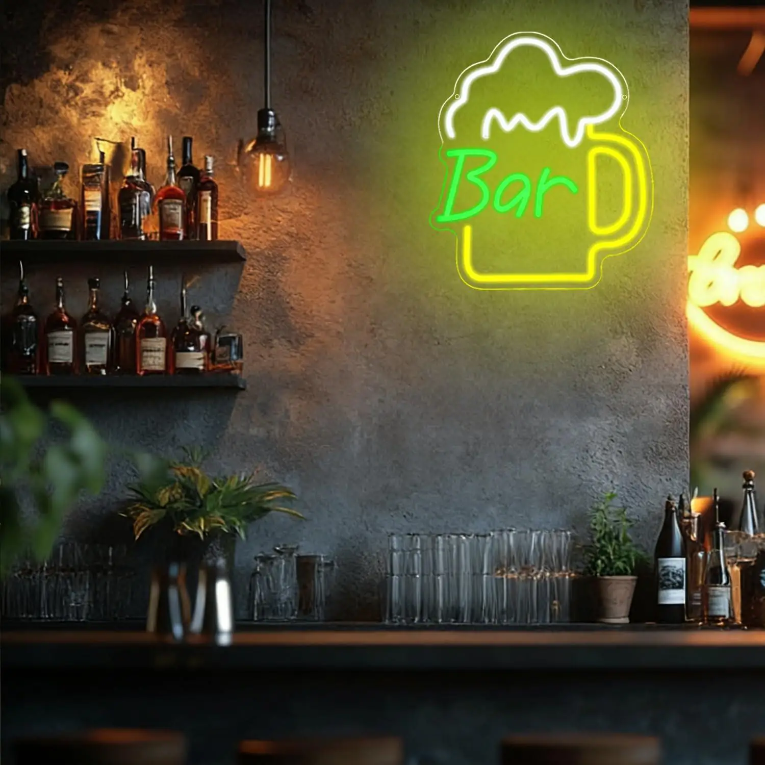 Insegna al Neon per Bar con Lu - Home Bar And Kitchen recensione e prezzo