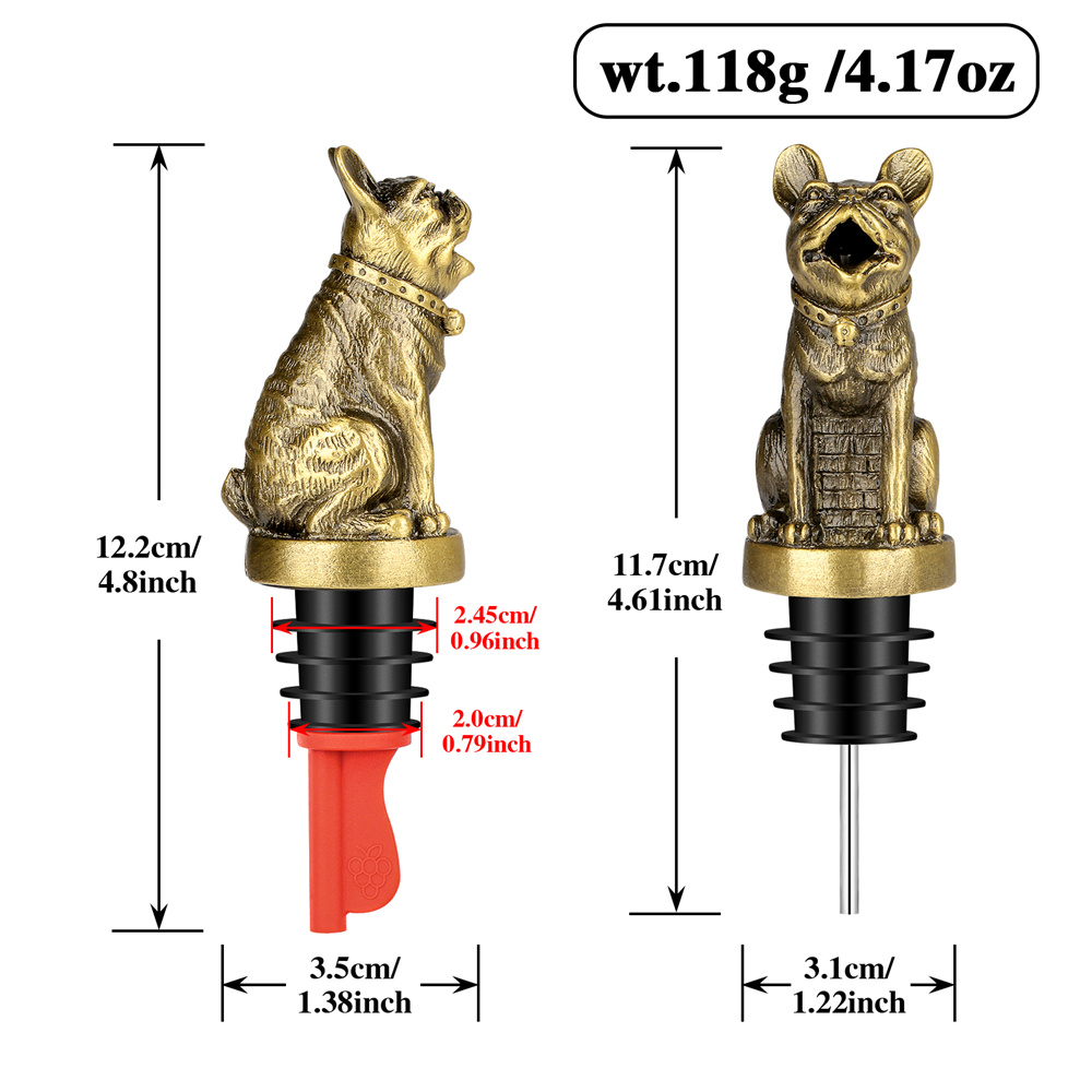 Simpatico bulldog francese per - Wine Preservation Pump recensione e prezzo