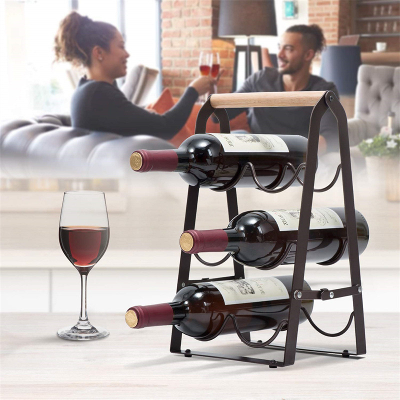 Porta Bottiglie di Vino in Fer - Home Bar Shelves recensione e prezzo